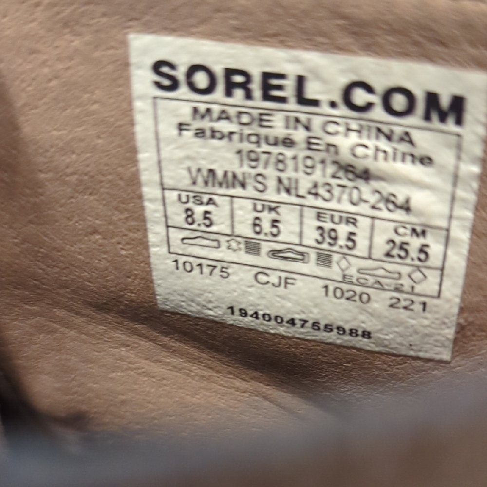 Sorel Joan Of Artic Wedge III Zip Booties - Picture 6 of 9